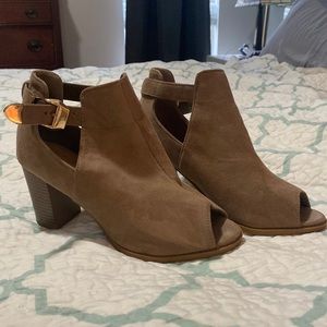 Lucita Peep Toe Booties